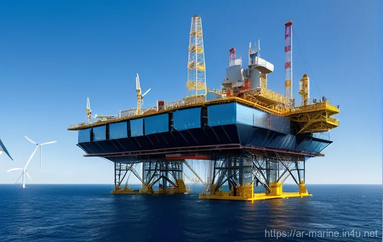 해양석유 및 가스 개발 - "A dynamic, futuristic scene showcasing an advanced Remotely Operated Vehicle (ROV) with multiple ar... 해양석유 및 가스 개발 - "A dynamic, futuristic scene showcasing an advanced Remotely Operated Vehicle (ROV) with multiple ar...