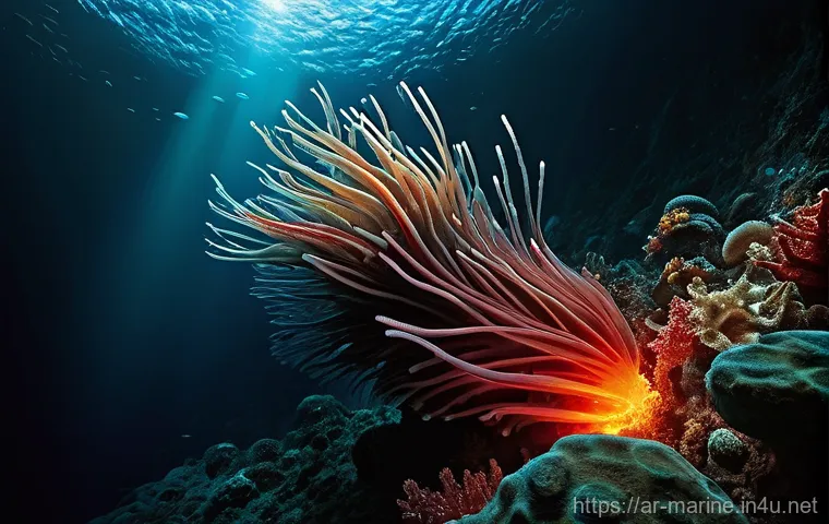 심해광물 탐사 - **Prompt 2: The Promise and Peril of Deep-Sea Minerals**
"A split image, or a visually integrate... 심해광물 탐사 - **Prompt 2: The Promise and Peril of Deep-Sea Minerals**
"A split image, or a visually integrate...